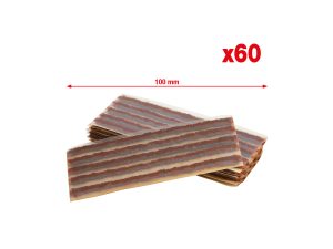 Kstools 150.1072 Tubeless paikkausaine, 100 mm, 60 kpl:n pakkaus