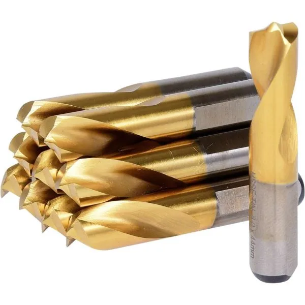 Kstools 332.0809 HSSE-TiN -pistehitsiporanterä, Ø 8 mm, 10 kpl:n pakkaus