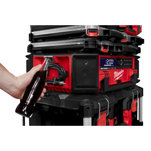 Milwaukee M18 PRCDAB+-0 PACKOUT työmaaradio / laturi bluetooth - Image 2