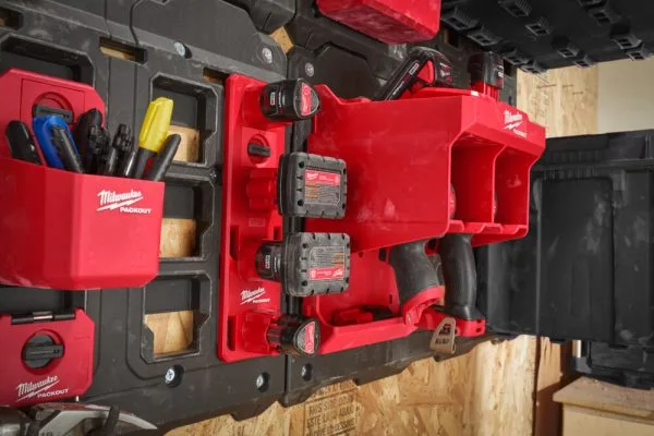 Milwaukee Packout akkuteline M12 neljälle akulle - Image 2