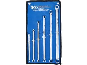 BGS-70331 erikoispitkät kaksoislenkkiavaimet, E-profiili E6 x E7 - E22 x E24, 6-os