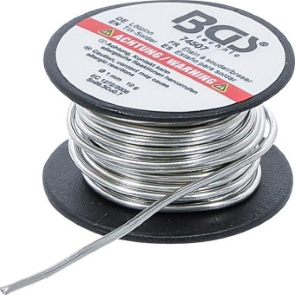 BGS-74507 Juotostina | rullalla | lyijytön | Ø 1 mm | 10 g