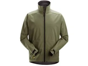Snickers 1205 AllroundWork, tuulenpitävä SoftShell-työtakki Khaki Green