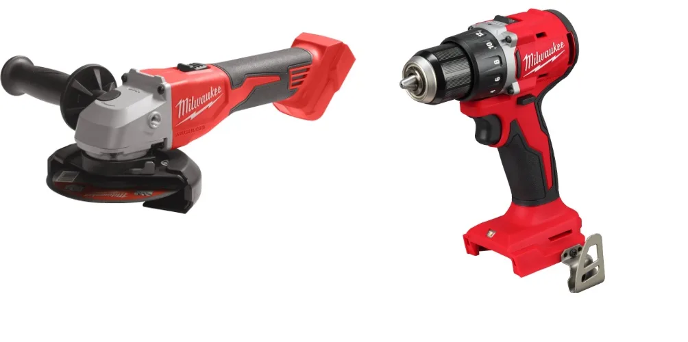 Milwaukee konepaketti akkuporakone + akkukulmahiomakone