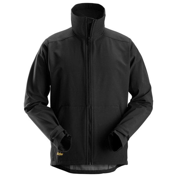 Snickers 1205  AllroundWork, tuulenpitävä SoftShell-työtakki, Musta