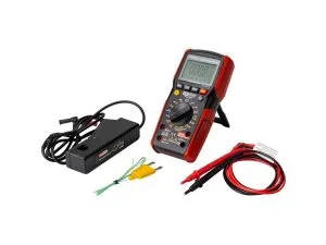 Kstools 117.0215 Digitaalinen yleismittari, sis. testikärjen, jossa sisäänrakennettu jännitesuoja