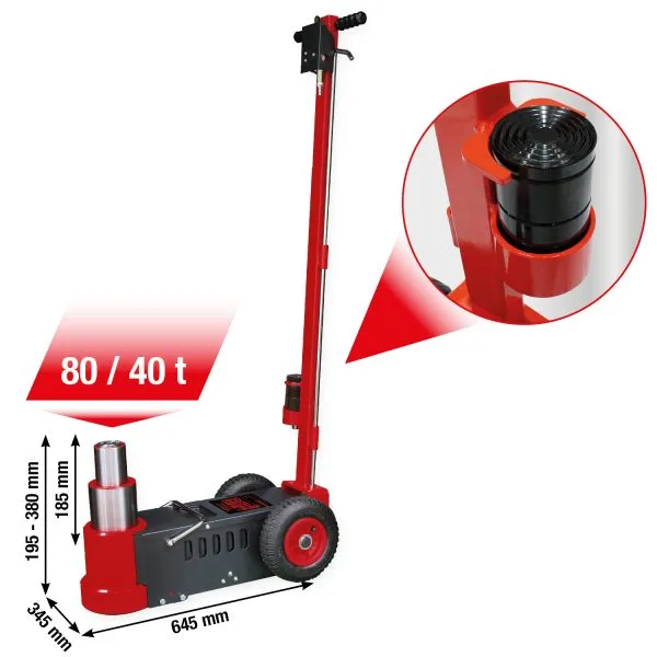 Kstools 160.1090 performance Ilmahydraulinen autotunkki 80 / 40 t