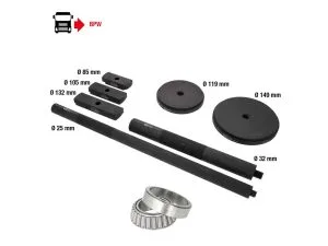 Kstools 460.1300 Pyöränlaakerin työkalusarja BPW, 7-os