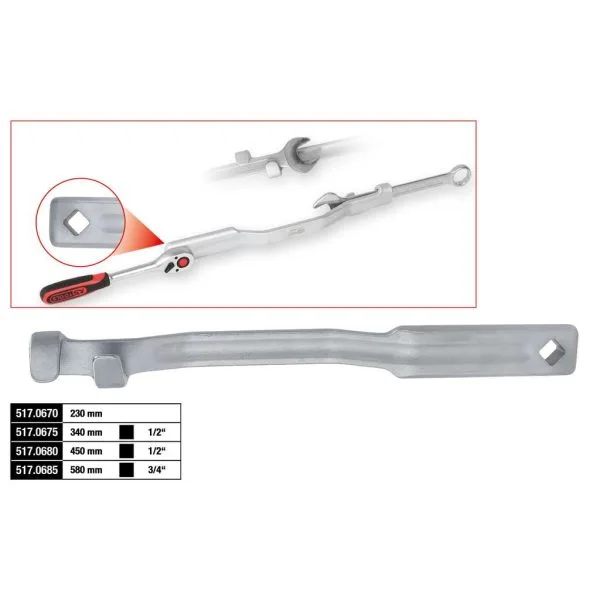 Kstools 517.06-70-85 Jatkovarsi kiintoavaimille