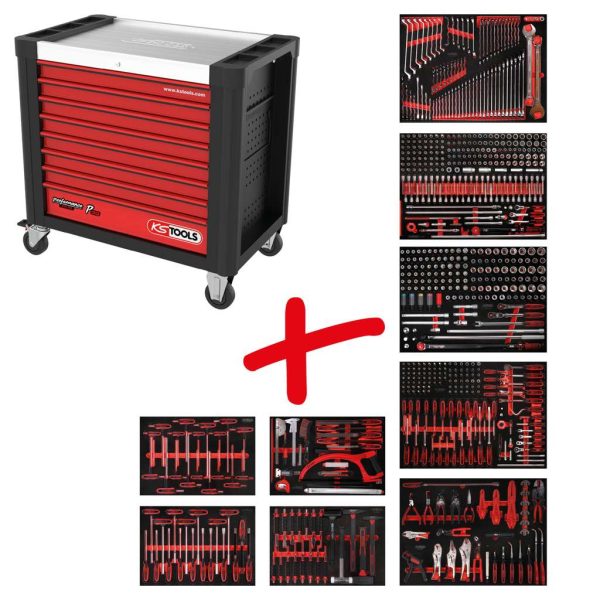 Kstools 830.9706 Performanceplus-työkaluvaunusarja P30, sis. 706 työkalua