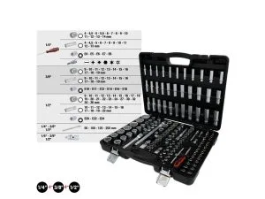 Kstools 917.0133 hylsyavainsarja 1/4"+3/8"+1/2", 133-os