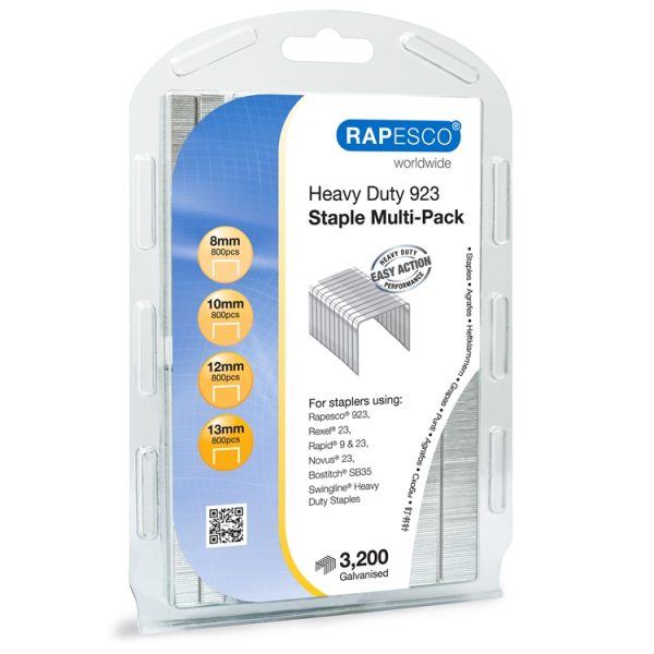 Nitomanasta Rapesco heavy duty (9)23 monikokopakkaus 3200kpl