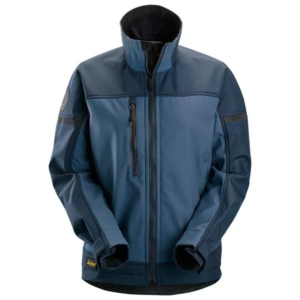 AllroundWork, naisten Softshellstretch-takki Navy