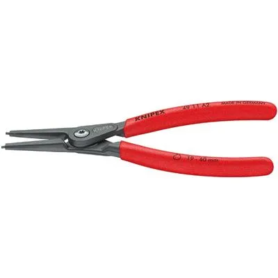 KNIPEX Tarkkuuslukkorengaspihti, suora, ulkopuolinen