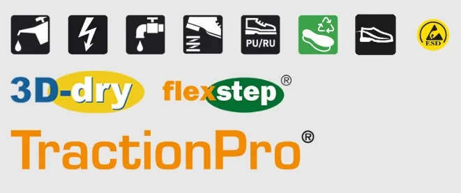 Sievi Step TR mustat kävely- ja työkengät - Image 2