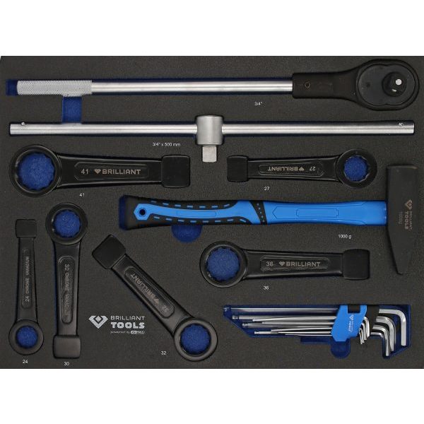 BrillianTools BT153225 Raskaankaluston työkaluvaunu - Image 2