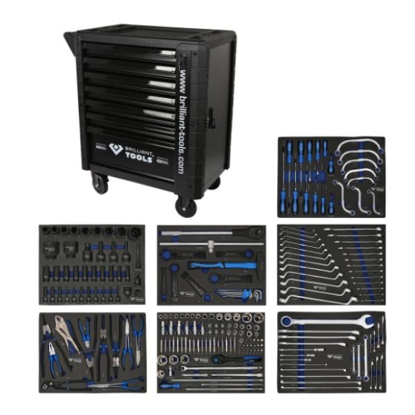 BrillianTools BT153225 Raskaankaluston työkaluvaunu