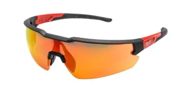 Milwaukee Enhanced-suojalasit peililinsseillä, punainen