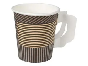 GASTRO Lines kahvikuppi 18/21cl Ø7.2cm korvalla ruskea PE/pap. 50kpl