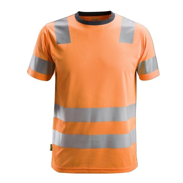 Snickers 2530 AllroundWork, huomio-t-paita, lk 2, Oranssi