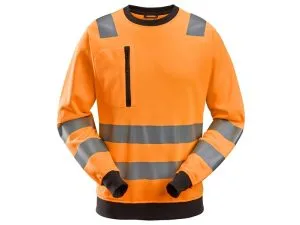 Snickers 8037 AllroundWork, huomiocollegepaita, lk 2/3 Oranssi