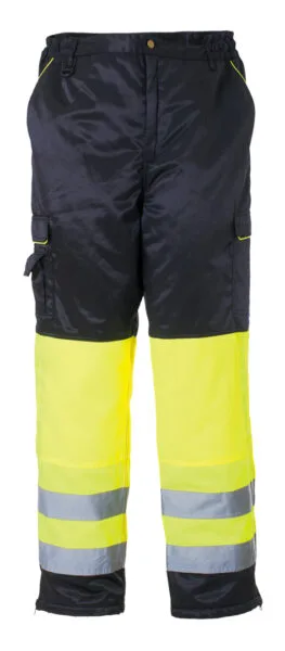 Huomiotalvihousut, vuorelliset, musta keltainen