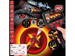 Kstools 550.7580 HD-videoskooppisarja, Ø 3,9 mm joystick