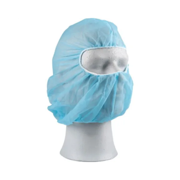 ABENA Balaclava-myssy partasuojalla valkoinen tai sininen 100kpl - Image 2