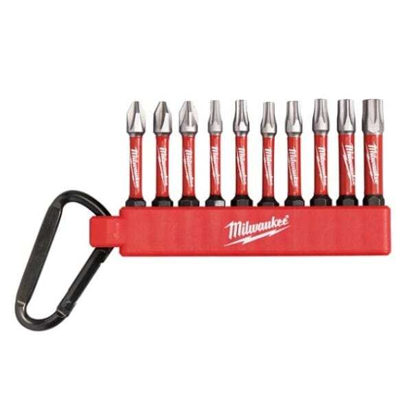 Milwaukee SHOCKWAVE IMPACT DUTY-Kärkisarja T50MM karabiinihaalla 10-os