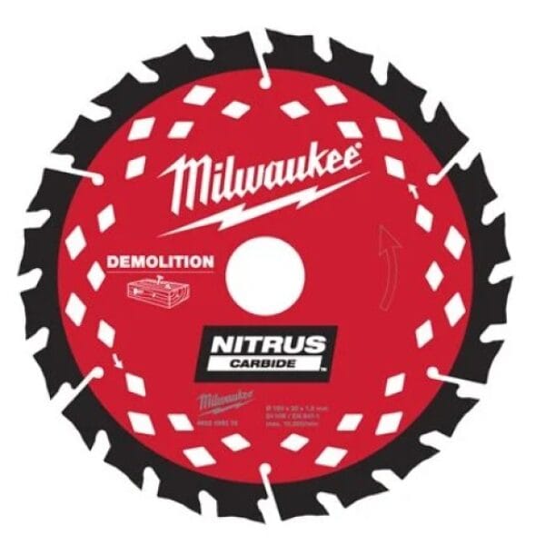 Milwaukee NITRUS-pyörösahanterä 190 x 30 x 1,62 x 24 ATB