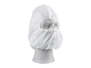 ABENA Balaclava-myssy partasuojalla valkoinen tai sininen 100kpl