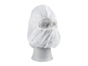 ABENA Balaclava-myssy partasuojalla valkoinen tai sininen 100kpl