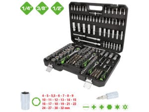 512.0191 COMPETITION 1/4"+3/8"+1/2" Hylsyavainsarja, 191-os