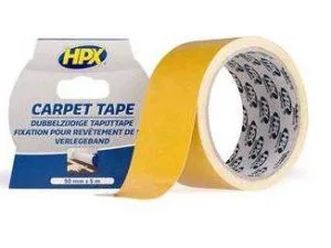 HPX Kaksipuolinen mattoteippi 50mmx5m