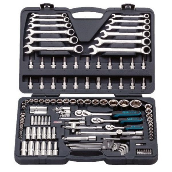 Hylsysarja 1/4"+3/8"+1/2", Kstools 918.0724, 124-os