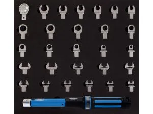 Momenttiavain 5-50 Nm vaihtopäillä 29-os, 516.1720 Kstools