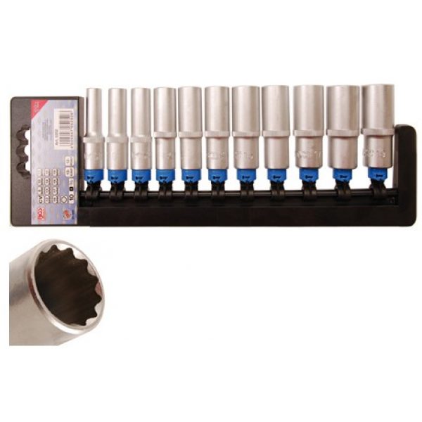 Pitkät hylsyt 3/8", 12-kulmaiset