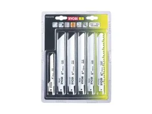 6 osainen puukkosahan teräsetti RAK06RB