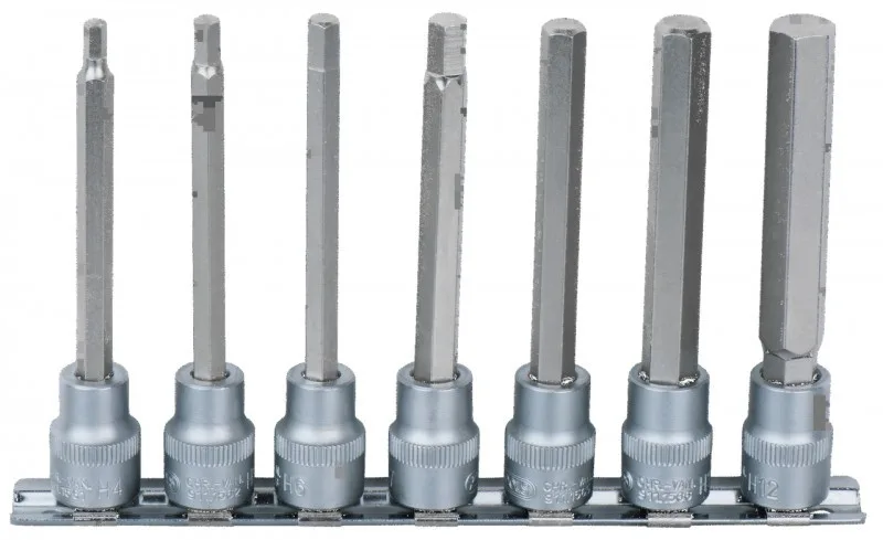 Bits hylsyt 3/8" pitkät