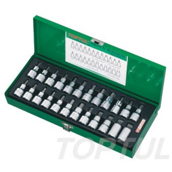 Bits hylsysarja 1/2", 24-os TopTul
