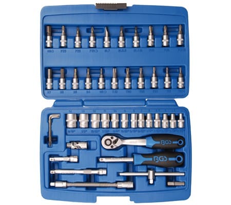 BGS 46-osainen Hylsysarja 1/4" 2146