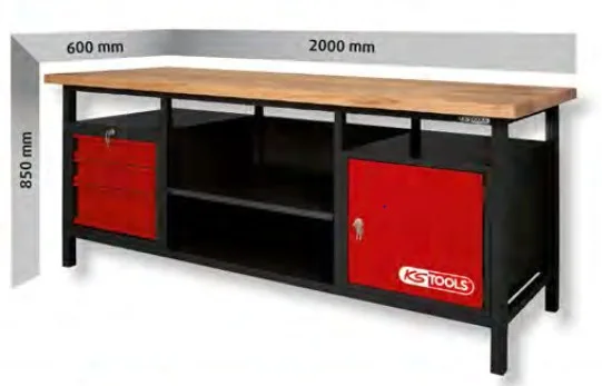 Kstools Työpöytä XXL 865.0201 - Image 2