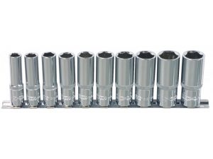 Pitkät hylsyt kiskossa 6-kulmaiset 918.0612 Kstools